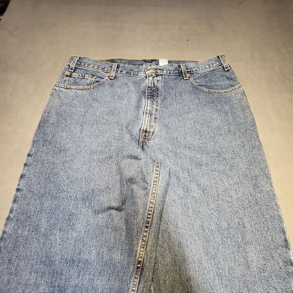 Vintage Deadstock Levis 560 Jeans Mens 40x30 Blue Loose Fit Tapered Leg Denim - Picture 7 of 12